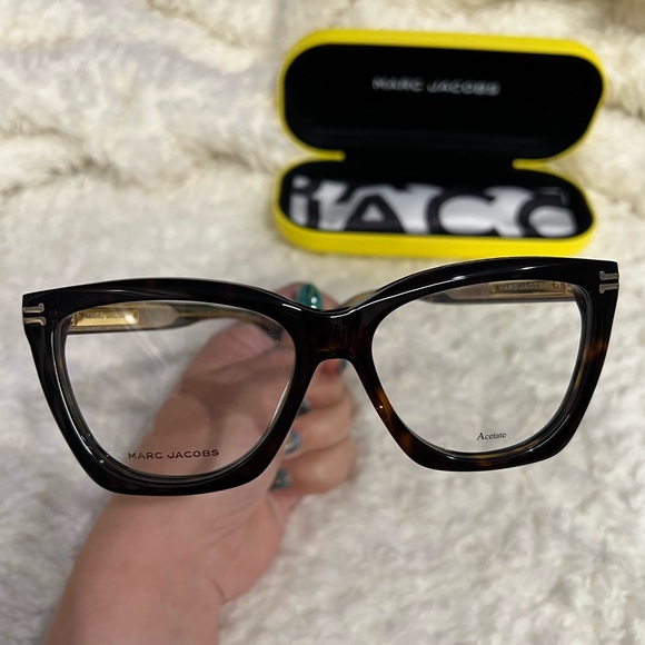 Marc Jacobs Tortoise and Gold Eyeglasses - Picture 5 of 5